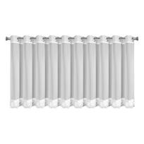 senukai dienines uzuolaidos - Eurofirany Luisa FKBQ-02, balta (White), 400 cm x 80 cm - 6 nuotrauka