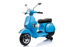 vespa motoroleris - Elektrinis motoroleris vaikams Vespa, mėlynas - 4 nuotrauka