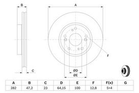 bosch ixo - Stabdžių diskas BOSCH 0 986 479 364 - 2 nuotrauka