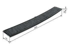 bmw oro filtras - Salono filtras BOSCH 1 987 432 336 - 2 nuotrauka