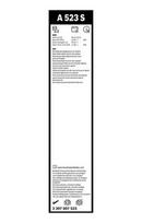 bosch 650 400mm valytuvai - Valytuvai Bosch Aerotwin A532S, 650/450mm - 3 nuotrauka