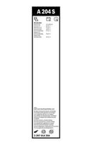 bosch aerotwin - Valytuvai Bosch Aerotwin A204S, 600/475mm - 2 nuotrauka