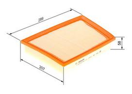 bosch 360 - Oro filtras BOSCH F 026 400 360 - 2 nuotrauka