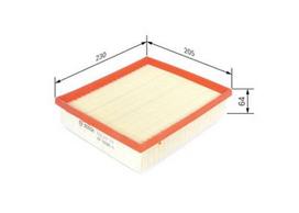 oro filtrai - Oro filtras BOSCH F 026 400 374 - 2 nuotrauka