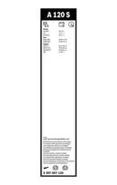 bosch valytuvai 650 - Valytuvai Bosch Aerotwin A120S 750/650mm Citroen, Peugeot, Ford - 3 nuotrauka