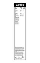 valytuvai qashqai -  BOSCH Aerotwin A292S 600MM/380MM Fiat Panda,Nissan Qashqai - 3 nuotrauka