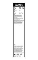 bosch aerotwin - Valytuvai Bosch Aerotwin A299S, 600/340mm - 3 nuotrauka