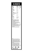 bosch 650 400mm valytuvai - Valytuvai  Bosch Aerotwin 650/ 400mm 2vnt. Cadillac, Peugeot, Citroen - 2 nuotrauka