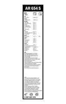 bosch valytuvai 650 - Valytuvai Bosch Aerotwin AR654S 650 /350mm 2vnt. - 3 nuotrauka