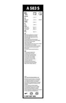 bosch valytuvai 650 - Valytuvai Bosch Aerotwin 650/ 340mm 2vnt. Opel Mokka - 3 nuotrauka