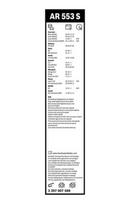bosch aerotwin - Valytuvai Bosch Aerotwin AR553S 550 /340mm 2vnt. - 3 nuotrauka
