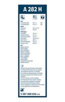 bosch aerotwin - BOSCH A282H 280MM galinis valytuvas - 3 nuotrauka
