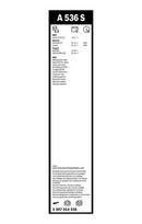 bosch valytuvai 650 - Valytuvas BOSCH 3 397 014 536 - 3 nuotrauka