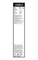 bosch aerotwin - Bosch Aerotwin A931S, 550/450mm valytuvų kompl. - 3 nuotrauka