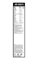 bosch aerotwin - Valytuvai Bosch Aerotwin AR566S 475 425mm - 3 nuotrauka