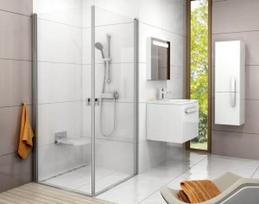 Dušo kabina Chrome CRV1 + CRV1 80,90,100X195cm