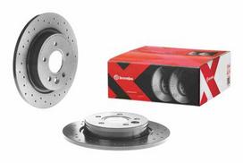 brembo xtra - Stabdžių diskas Xtra (1 vnt.) Galas Dešinė/Kairė Tinka VOLVO C30, C70 II, S40 II, V40, V50; FORD C-MAX, FOCUS C-MAX, FOCUS II, FOCUS II/KOMBI - 2 nuotrauka