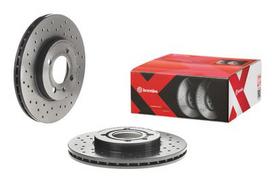 brembo xtra - Stabdžių diskas Xtra (1 vnt.) Priekis Dešinė/Kairė Tinka SEAT AROSA, CORDOBA, CORDOBA VARIO, IBIZA II, INCA, TOLEDO I; VW CADDY II, CADDY III, CADDY II/MINIVAN, CADDY/MINIVAN, CORRADO, GOLF II - 2 nuotrauka