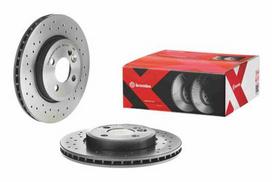 brembo xtra - Stabdžių diskas Xtra (1 vnt.) Priekis Dešinė/Kairė Tinka MINI (R56), (R57), (R58), (R59), CLUBMAN (R55), CLUBVAN (R55) - 2 nuotrauka