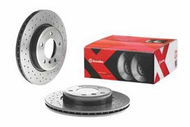 brembo xtra - Stabdžių diskas Xtra (1 vnt.) Priekis Dešinė/Kairė Tinka BMW 3 (E46), Z3 (E36), Z4 (E85) - 2 nuotrauka