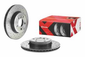 brembo xtra - Stabdžių diskas Xtra (1 vnt.) Priekis Dešinė/Kairė Tinka BMW X3 (E83) - 2 nuotrauka