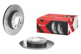 brembo xtra - Stabdžių diskas Xtra (1 vnt.) Galas Dešinė/Kairė Tinka ABARTH 500 / 595 / 695, 500C / 595C / 695C; ALFA ROMEO 145, 146, 155, 33; BUICK CENTURY; FIAT 500, 500 C, BARCHETTA, BRAVA, BRAVO I - 2 nuotrauka