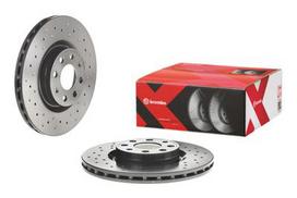 brembo xtra - Stabdžių diskas Xtra (1 vnt.) Priekis Dešinė/Kairė Tinka FIAT GRANDE PUNTO, PUNTO, PUNTO EVO, PUNTO EVO/HATCHBACK, PUNTO/HATCHBACK; OPEL ADAM, CORSA D, CORSA D/HATCHBACK, CORSA E, CORSA E/HATCHBACK - 2 nuotrauka