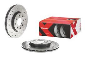 brembo xtra - Stabdžių diskas Xtra (1 vnt.) Priekis Dešinė/Kairė Tinka FIAT GRANDE PUNTO, PUNTO, PUNTO EVO, PUNTO EVO/HATCHBACK, PUNTO/HATCHBACK; LANCIA YPSILON; OPEL ADAM, CORSA D, CORSA D/HATCHBACK, CORSA E - 2 nuotrauka