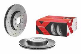brembo xtra - Stabdžių diskas Xtra (1 vnt.) Priekis Dešinė/Kairė Tinka DACIA DOKKER, DOKKER EXPRESS/MINIVAN, LODGY; RENAULT CAPTUR I, CLIO II, CLIO III, LAGUNA I, MEGANE I, MEGANE I CLASSIC, MEGANE I COACH - 2 nuotrauka