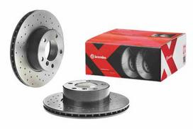 brembo xtra - Stabdžių diskas Xtra (1 vnt.) Priekis Dešinė/Kairė Tinka BMW 5 (E39) - 2 nuotrauka