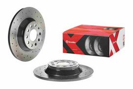 brembo xtra - Stabdžių diskas Xtra (1 vnt.) Galas Dešinė/Kairė Tinka AUDI A3, Q3, TT; SEAT ALHAMBRA, TARRACO; SKODA KODIAQ I, SUPERB III, SUPERB IV; VW ARTEON, ARTEON SHOOTING BRAKE, CADDY CALIFORNIA V CAMPER - 2 nuotrauka