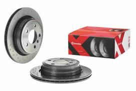brembo xtra - Stabdžių diskas Xtra (1 vnt.) Galas Dešinė/Kairė Tinka OPEL ADAM, CORSA D, CORSA E, CORSA E/HATCHBACK - 2 nuotrauka