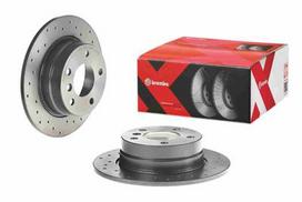 brembo xtra - Stabdžių diskas Xtra (1 vnt.) Galas Dešinė/Kairė Tinka BMW 1 (E81), 1 (E87) - 2 nuotrauka