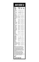 bosch valytuvai 650 - Bosch Aerotwin AR650U valytuvas, 650 mm - 3 nuotrauka
