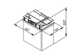 akumuliatorius 12v 40ah - Bosch S4019 - 2 nuotrauka