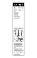 bosch valytuvai 650 - Bosch Aerotwin Retrofit AR725S, 650/550mm - 3 nuotrauka