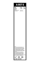 bosch valytuvai 650 - Valytuvai Bosch Aerotwin A957S, 650/550mm - 3 nuotrauka