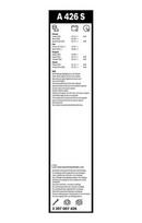 bosch valytuvai 650 - Valytuvai Bosch Aerotwin A426S, 650/475mm - 3 nuotrauka