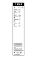 bosch valytuvai 650 - Valytuvų komplektas Bosch Aerotwin A309S, 650/475mm - 3 nuotrauka