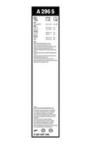 bosch aerotwin - Valytuvų komplektas Bosch Aerotwin A296S, 600/500mm - 3 nuotrauka
