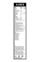 bosch valytuvai 650 - Valytuvai Bosch Aerotwin A102S 650/475mm,VW PASSAT 14-,PANAMERA - 3 nuotrauka