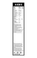 bosch aerotwin - Bosch Aerotwin A638S 650/530MM  A6 ,A7 2010- - 3 nuotrauka