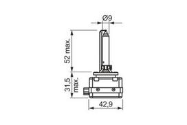 d1s 35w xenon - lemputė BOSCH 1 987 302 905 - 2 nuotrauka