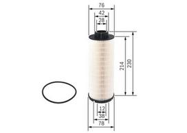 kuras - Kuro filtras BOSCH F 026 402 029 - 2 nuotrauka