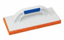 Trintuvė su gumine kempine KUBALA, 140 x 280 x 20 mm, plastikinė, dviejų komponentų rankena
