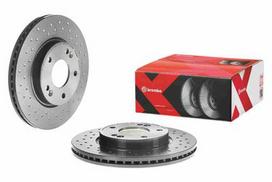 brembo xtra - Stabdžių diskas Xtra (1 vnt.) Priekis Dešinė/Kairė Tinka HYUNDAI CRETA, ELANTRA V, ELANTRA VI, I30, KONA, KONA/SUV, VELOSTER; KIA CEE'D, CEED, CERATO III, CERATO IV, PRO CEE'D, SELTOS - 2 nuotrauka