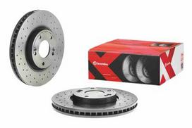 brembo xtra - Stabdžių diskas Xtra Priekis Dešinė/Kairė Tinka HYUNDAI CRETA, I30, VELOSTER; KIA CEE'D, CERATO III, PRO CEE'D, SOUL II - 2 nuotrauka