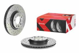 brembo xtra - Stabdžių diskas Xtra (1 vnt.) Priekis Dešinė/Kairė Tinka CITROEN JUMPER I, XM; PEUGEOT 407, 508 I, 508/KOMBI, 605, 607, BOXER - 2 nuotrauka