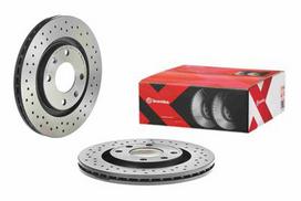 brembo xtra - Stabdžių diskas Xtra Priekis Dešinė/Kairė Tinka CITROEN BERLINGO, BERLINGO/MINIVAN, BX, XANTIA, XSARA, XSARA PICASSO, XSARA/HATCHBACK, XSARA/KOMBI, ZX; PEUGEOT 206, 305 II, 306, 306/HATCHBACK - 2 nuotrauka