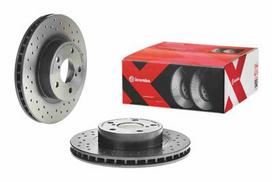 brembo xtra - Stabdžių diskas Xtra (1 vnt.) Priekis Dešinė/Kairė Tinka SUBARU IMPREZA, LEGACY I, LEGACY II, LEGACY III - 2 nuotrauka